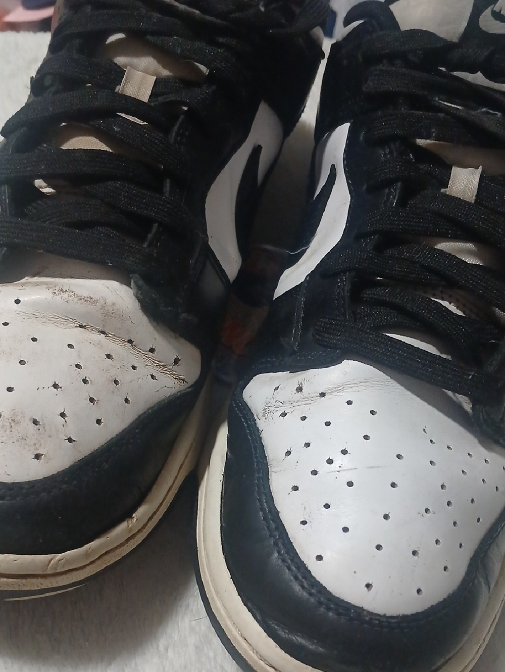 Nike Black and White Low-Top Sneakers